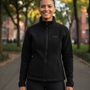 Patagonia Full Zip Black Fleece Jacket Size Medium